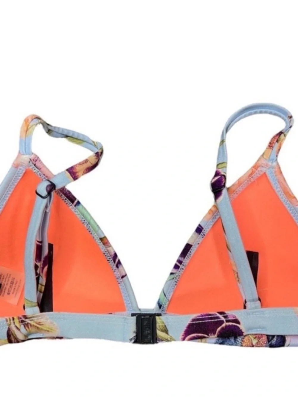 Triangl Delilah Neoprene Baby Blue Floral Bikini Set S